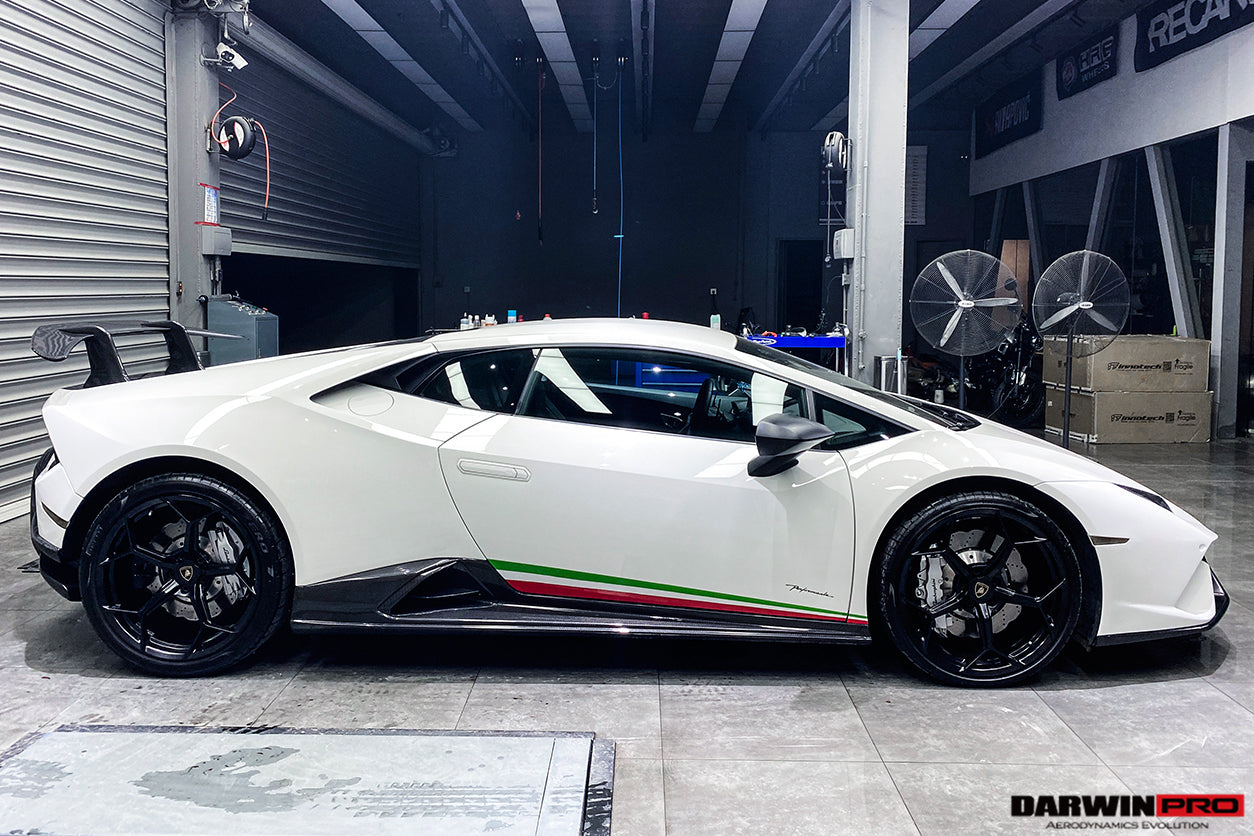 2015-2020 Lamborghini Huracan LP610/LP580 EVO Style Side Skirts - DarwinPRO Aerodynamics