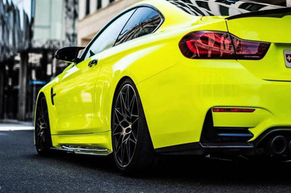 2014-2020 BMW M4 F82 SM Style Carbon Fiber Side Skirts - Carbonado
