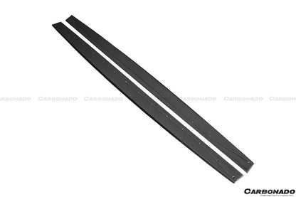 2014-2020 BMW  M4 F82 F80 M3  MP Style Carbon Fiber Side Skirts Under Board - Carbonado Aero