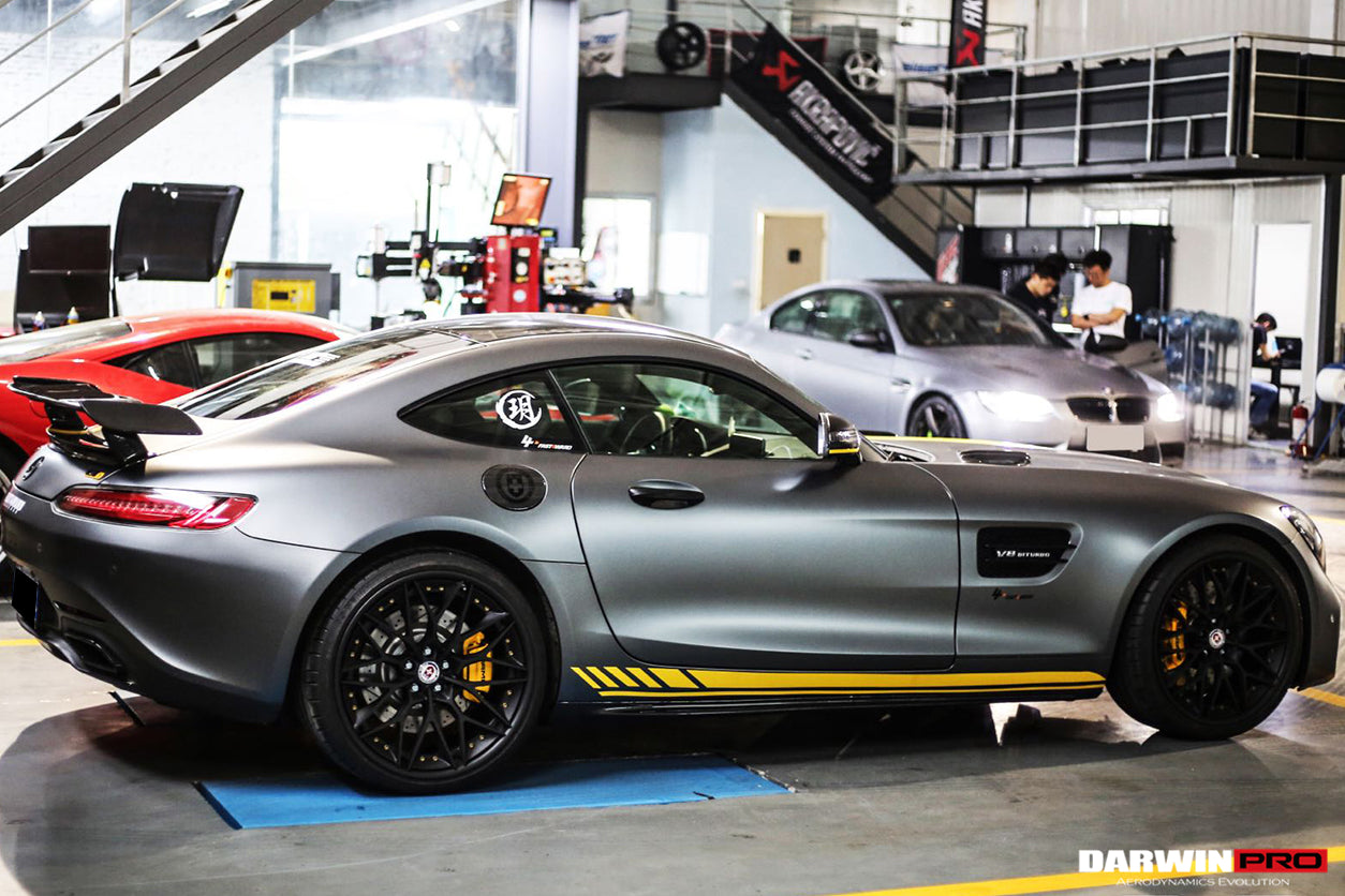 2015-2018 Mercedes Benz AMG GT/GTS Carbon Fiber Side Skirts Splitters - DarwinPRO Aerodynamics