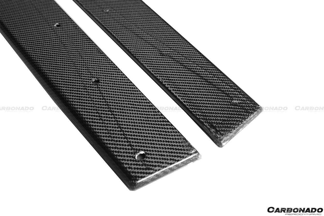 2014-2020 BMW  M4 F82 F80 M3  MP Style Carbon Fiber Side Skirts Under Board - Carbonado Aero
