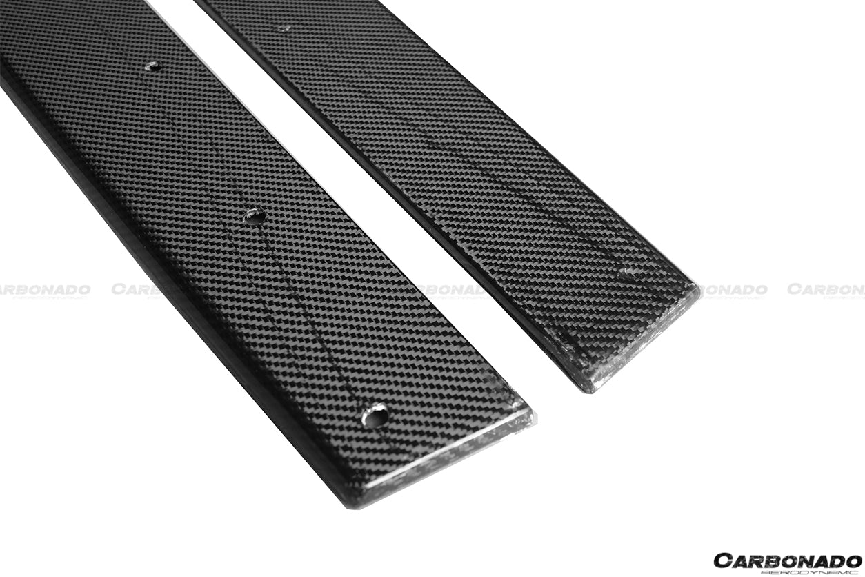 2014-2020 BMW M3 F80/M4 F82 MP Style Carbon Fiber Side Skirts Under Board - Carbonado