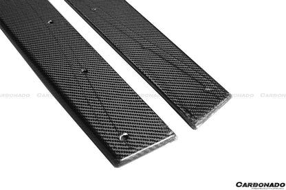 2014-2020 BMW M3 F80/M4 F82 MP Style Carbon Fiber Side Skirts Under Board - Carbonado