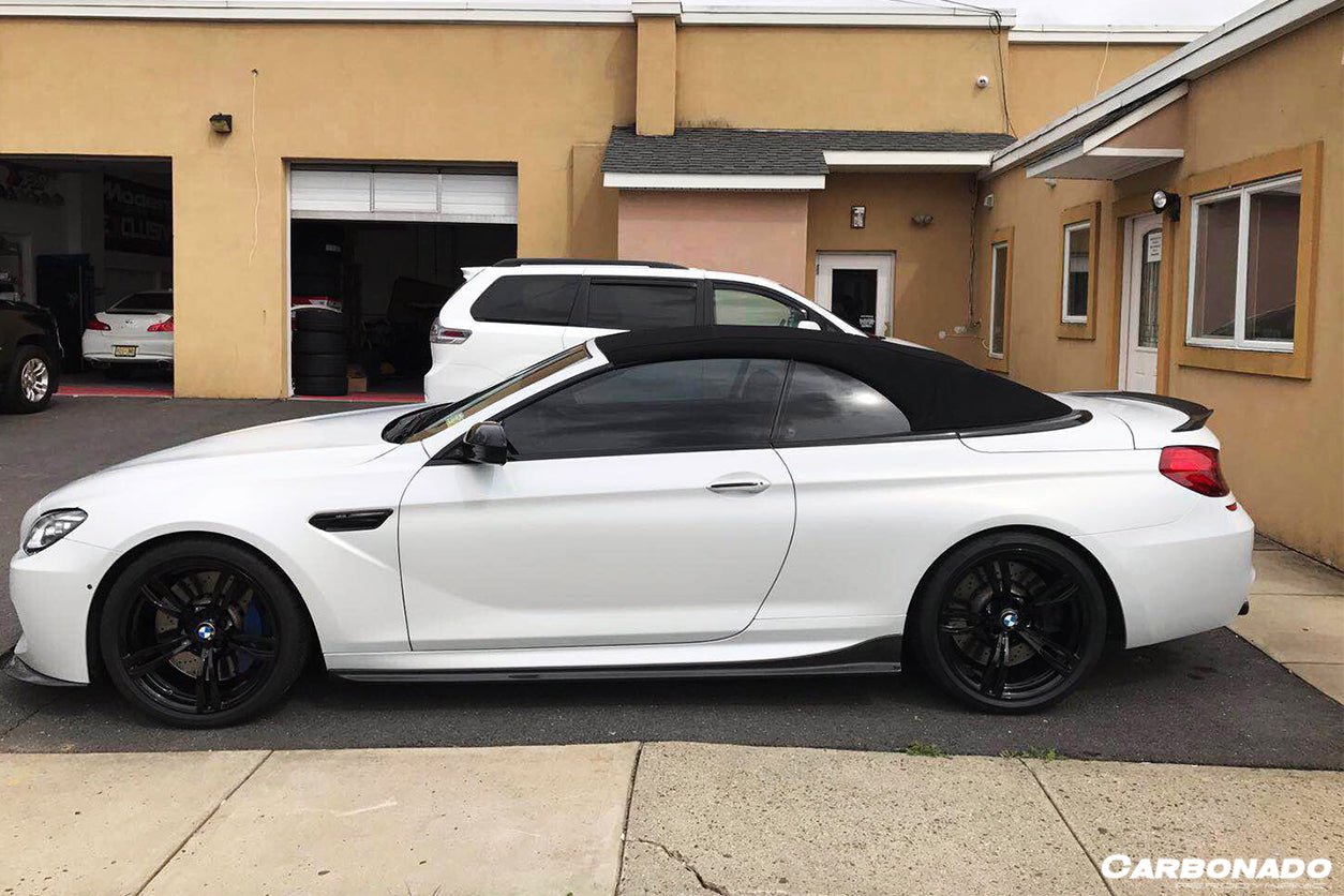 2011-2018 BMW 6 Series F12/M6 Convertiable VRS Style Carbon Fiber Trunk Spoiler - Carbonado