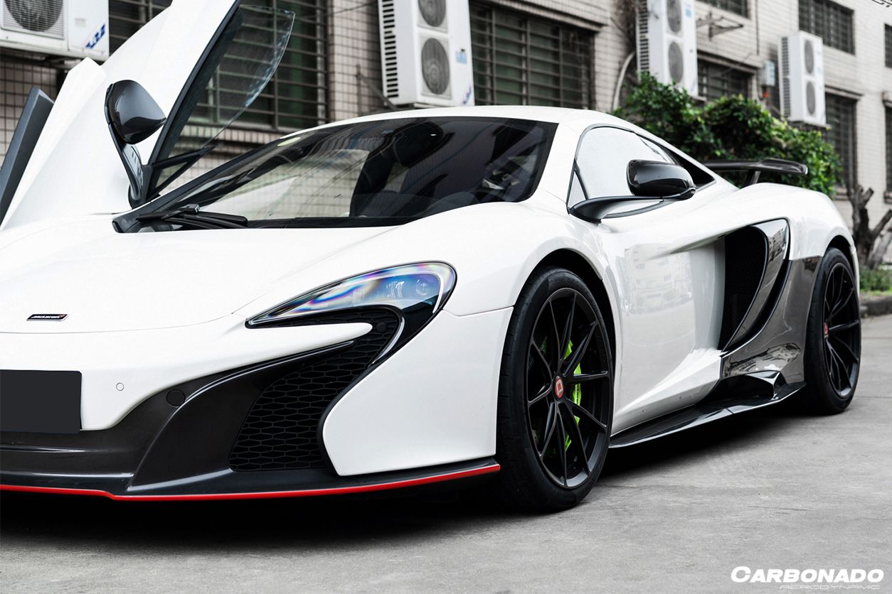 2014-2017 McLaren 650S OEM Style Carbon Fiber Tuning Veins Intake Blades - Carbonado Aero