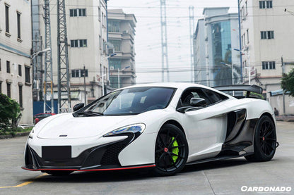 2014-2017 McLaren 650S OEM Style Carbon Fiber Tuning Veins Intake Blades - Carbonado