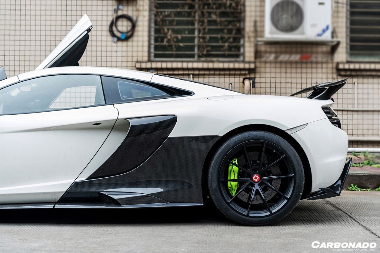 2014-2017 McLaren 650S OEM Style Carbon Fiber Tuning Veins Intake Blades - Carbonado Aero