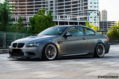 2008-2012 BMW M3 E92/E93 ET Style Carbon Fiber Side Skirts Under Board - Carbonado
