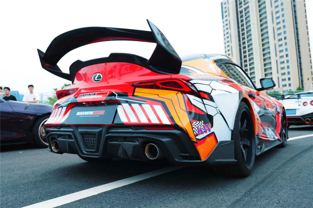 2019-UP Toyota GR Supra (J29/DB) A90 A91 BKSS Style Part Carbon Fiber Rear Bumper - DarwinPRO Aerodynamics