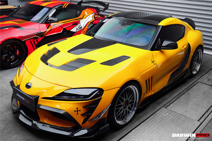 2019-UP Toyota GR Supra (J29/DB) A90 A91 BKSSII Style Carbon Fiber Hood - DarwinPRO Aerodynamics