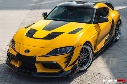 2019-UP Toyota GR Supra (J29/DB) A90 A91 BKSSII Style Carbon Fiber Hood - DarwinPRO Aerodynamics