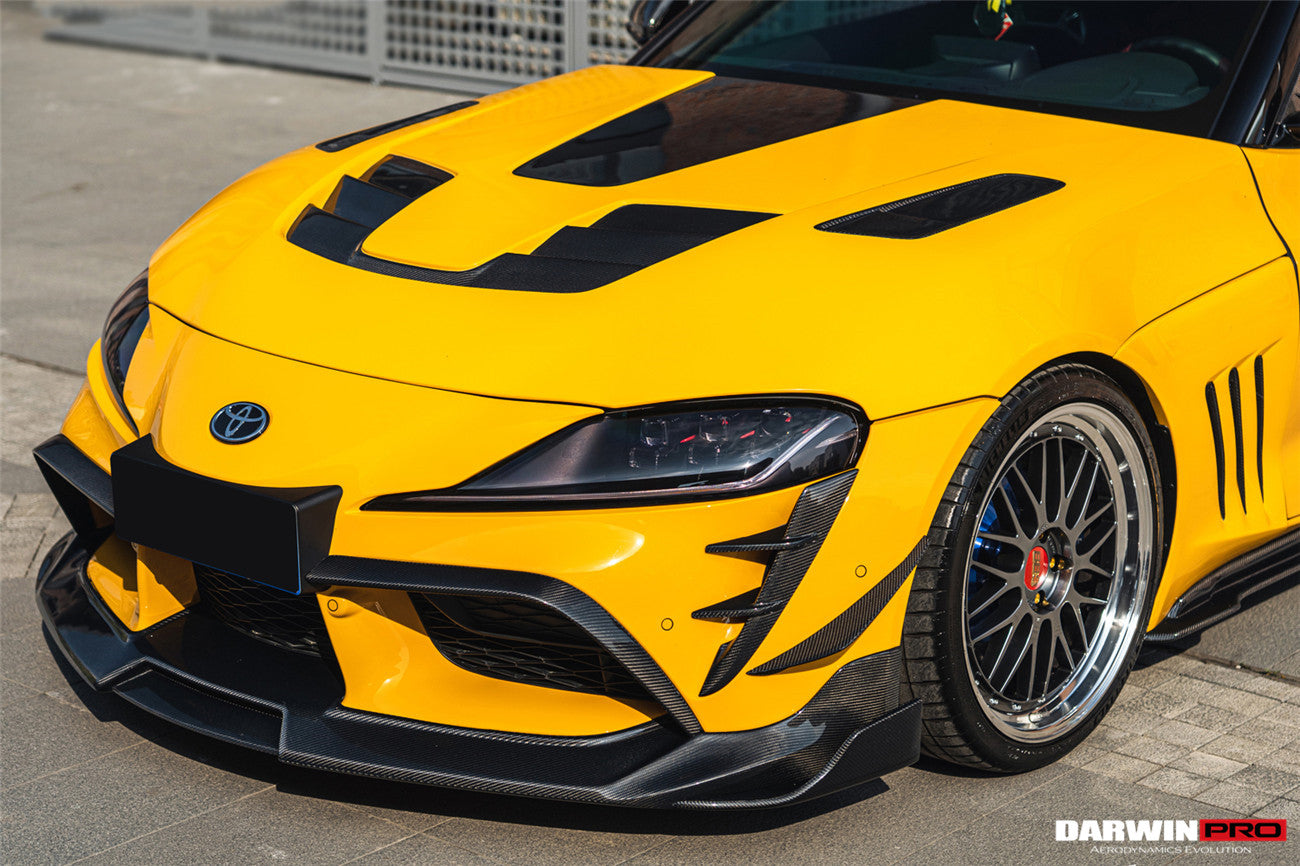 2019-UP Toyota GR Supra (J29/DB) A90 A91 BKSSII Style Carbon Fiber Hood - DarwinPRO Aerodynamics