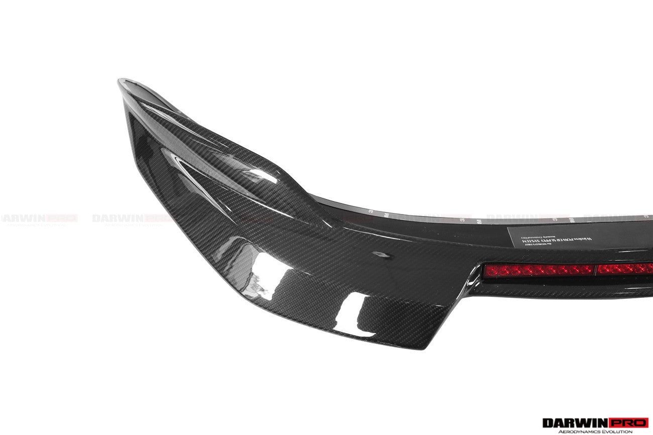 2019-UP Toyota GR Supra (J29/DB) A90 A91 BKSS Style Carbon Fiber Trunk Spoiler w/ LED Light - DarwinPRO Aerodynamics