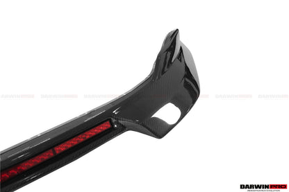 2019-UP Toyota GR Supra (J29/DB) A90 A91 BKSS Style Carbon Fiber Trunk Spoiler w/ LED Light - DarwinPRO Aerodynamics