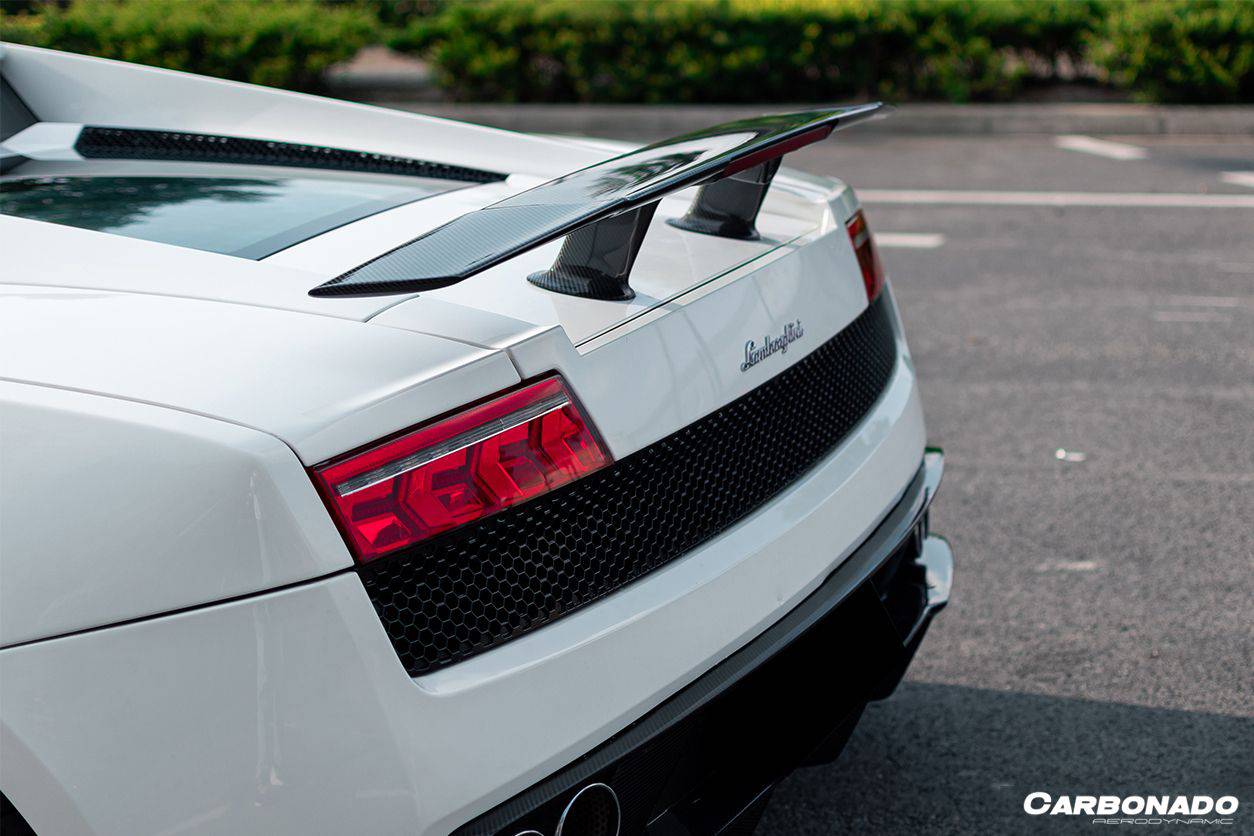 2004-2014 Lamborghini Gallardo SV Style Carbon Fiber Trunk Spoiler - Carbonado Aero