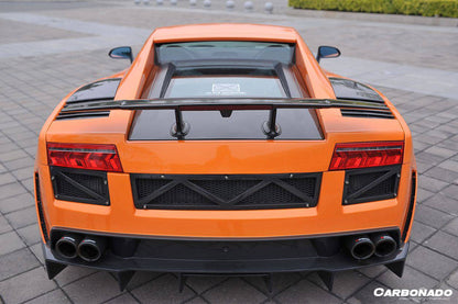 2004-2014 Lamborghini Gallardo SV Style Carbon Fiber Trunk Spoiler - Carbonado Aero