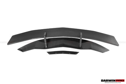 2011-2021 Lamborghini Aventador LP700 LP740 Coupe/Roadster SV Style Trunk Wing - DarwinPRO Aerodynamics