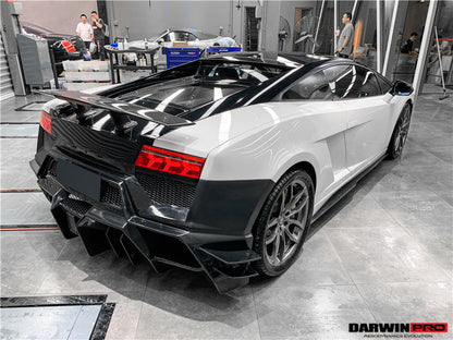 2009-2014 Lamborghini Gallardo BKSS Style Rear Bumper - DarwinPRO Aerodynamics