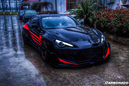 2012-2020 Scion FRS / Toyota GT86/ Subaru BRZ RBY3 Style Full Body Kit - Carbonado