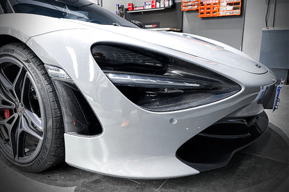2017-2023 McLaren 720s Carbon Fiber Front Bumper Side Air Vents Replacement - DarwinPRO Aerodynamics