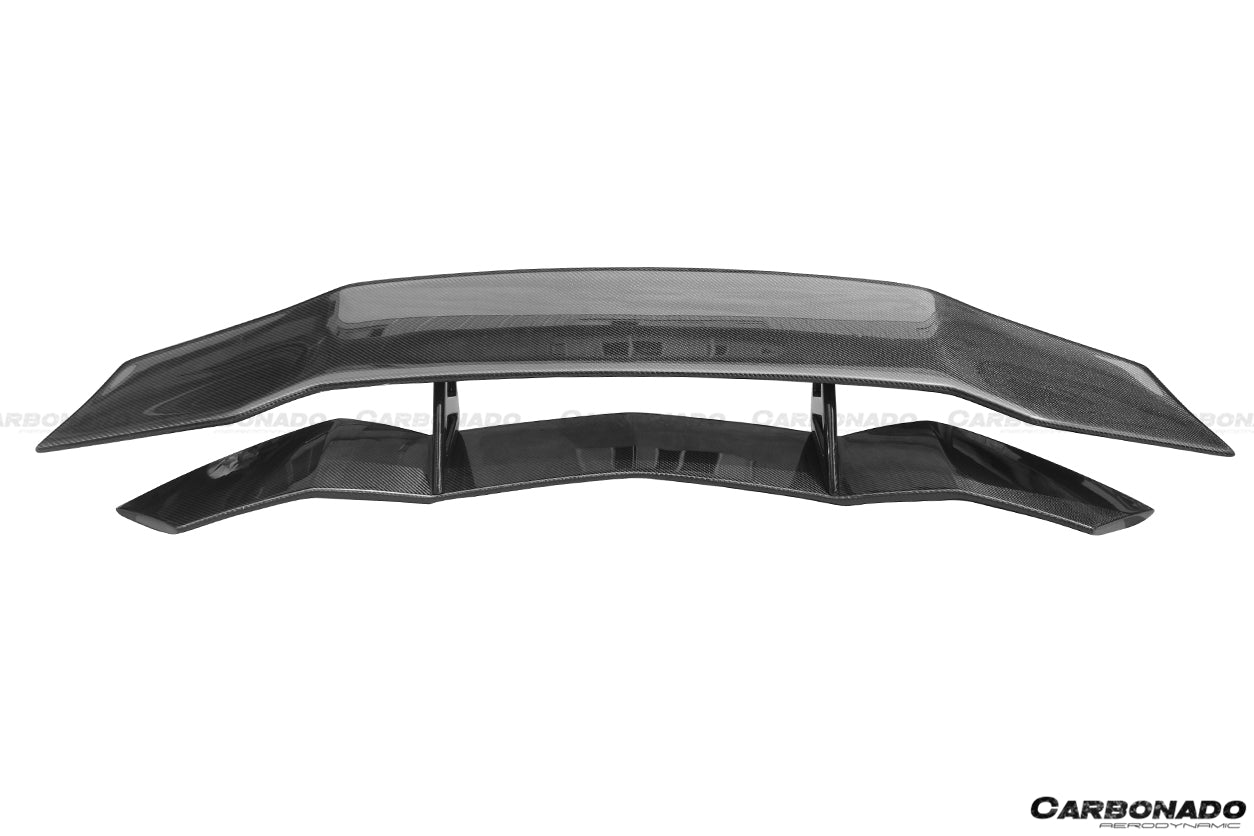 2011-2021 Lamborghini Aventador LP700 LP740 Coupe/Roadster DC Style Carbon Fiber Trunk Spoiler - Carbonado