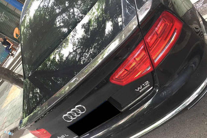 2010-2013 Audi A8 Ab Style Carbon Fiber Turnk Spoiler - Carbonado