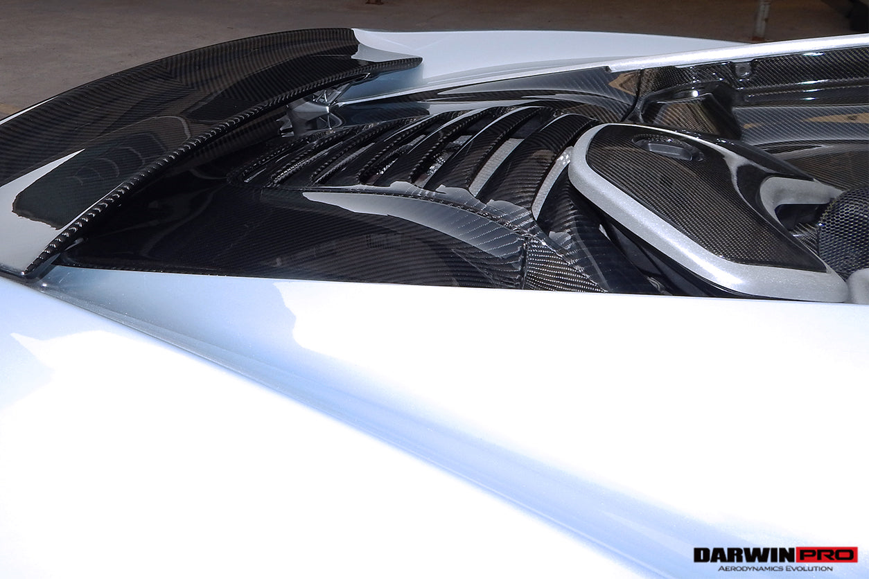 2011-2017 McLaren 650s/MP4 12C Autoclave Carbon Fiber Armadillo Engine Cover Repalcement - DarwinPRO Aerodynamics