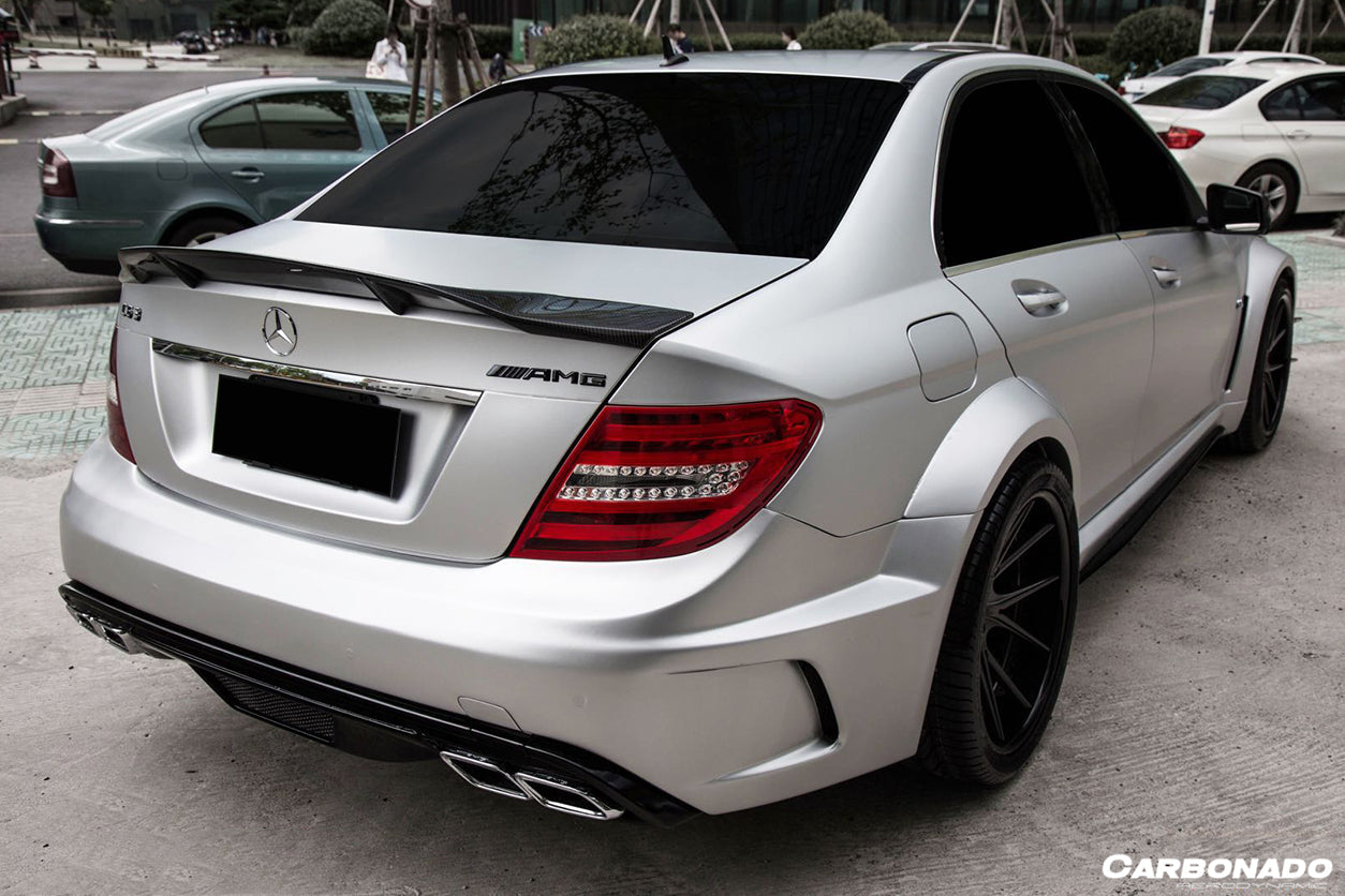 2008-2014 Mercedes Benz W204 C Class C63 AMG Sedan RT Style Carbon Fib EUDM Autosports 2008-2014 Mercedes Benz W204 C Class C63 AMG Sedan RT Style Carbon Fib EUDM Autosports