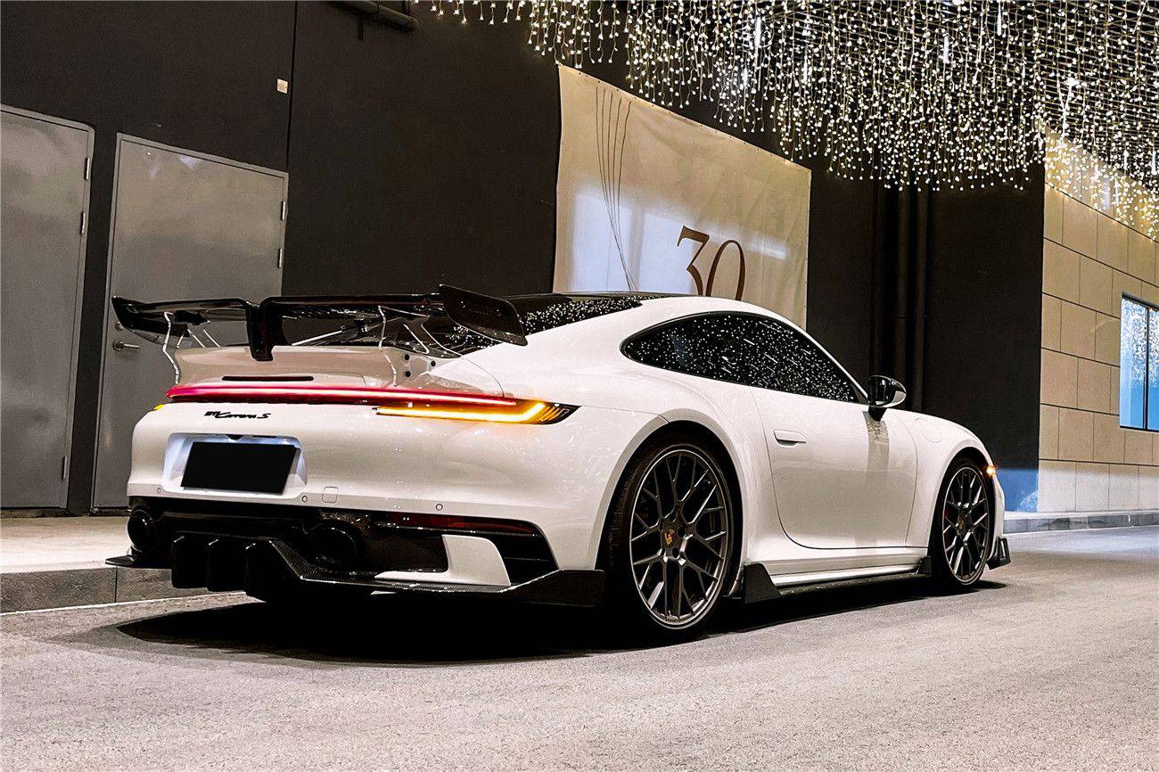 2019-2023 Porsche 911 992 Carrera & S & 4 & 4S TA Style Trunk Spoiler Wing - Carbonado