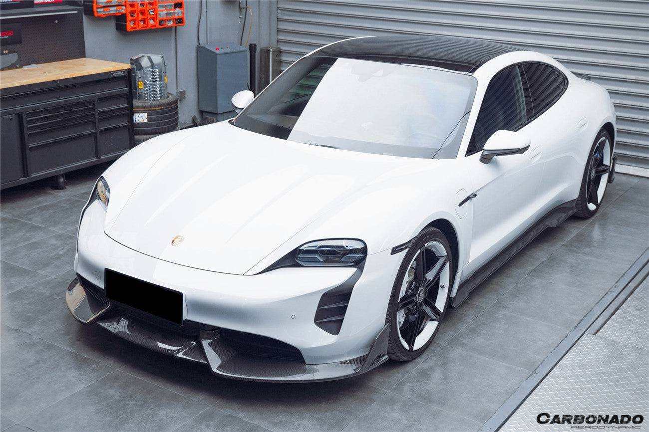 2019-2023 Porsche Taycan/4/4S/GTS/TURBO CADO Style Carbon Fiber Side Skirts - Carbonado