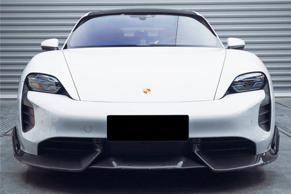 2019-2024 Porsche Taycan & 4 & 4S & GTS & TURBO CADO Style Front Lip - Carbonado