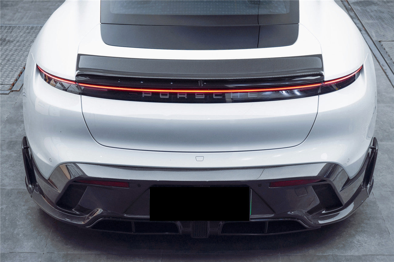 2019-2024 Porsche Taycan & 4 & 4S & GTS & TURBO CADO Style Trunk Spoiler - Carbonado
