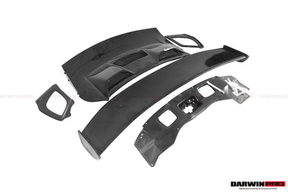 2013-2019 Porsche 911 991 Turbo/S GT2RS Style Carbon Fiber Trunk Spoiler - DarwinPRO Aerodynamics