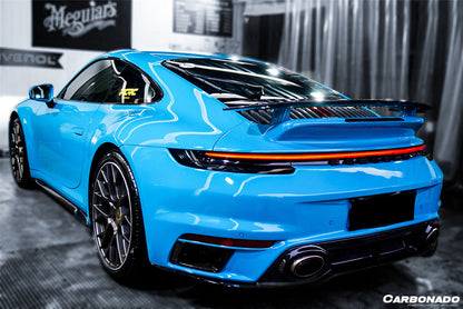 2019-2023 Porsche 911 992 Carrera/S/4/4S Turbo Style Trunk Spoiler - Carbonado