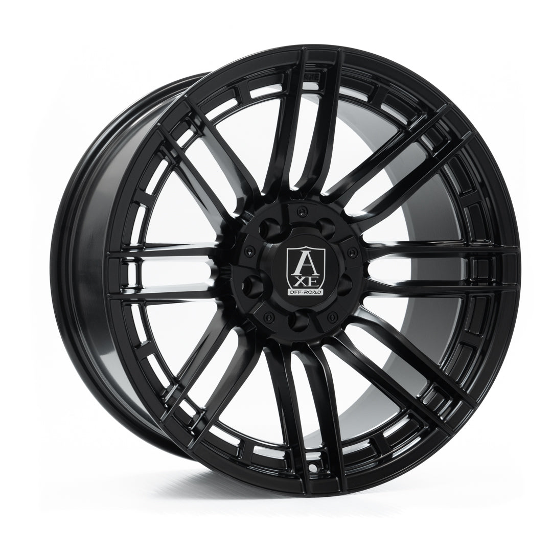AXE WHEELS THANOS SATIN BLACK 20x10 ET-10 6x139 (Square Set of 4)