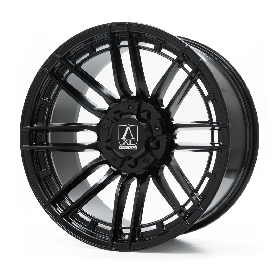 AXE WHEELS THANOS SATIN BLACK 20x10 ET-10 6x139 (Square Set of 4)