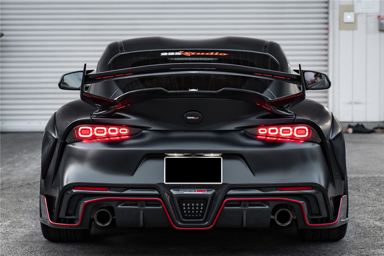 2019-UP Toyota GR Supra (J29 & DB) A90 A91 BKSS Style Part Carbon Fiber Rear Bumper - DarwinPRO Aerodynamics