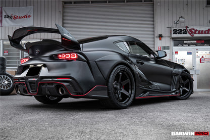 2019-UP Toyota GR Supra (J29 & DB) A90 A91 BKSSII Style Part Carbon Fiber Full Wide Body Kit - DarwinPRO Aerodynamics