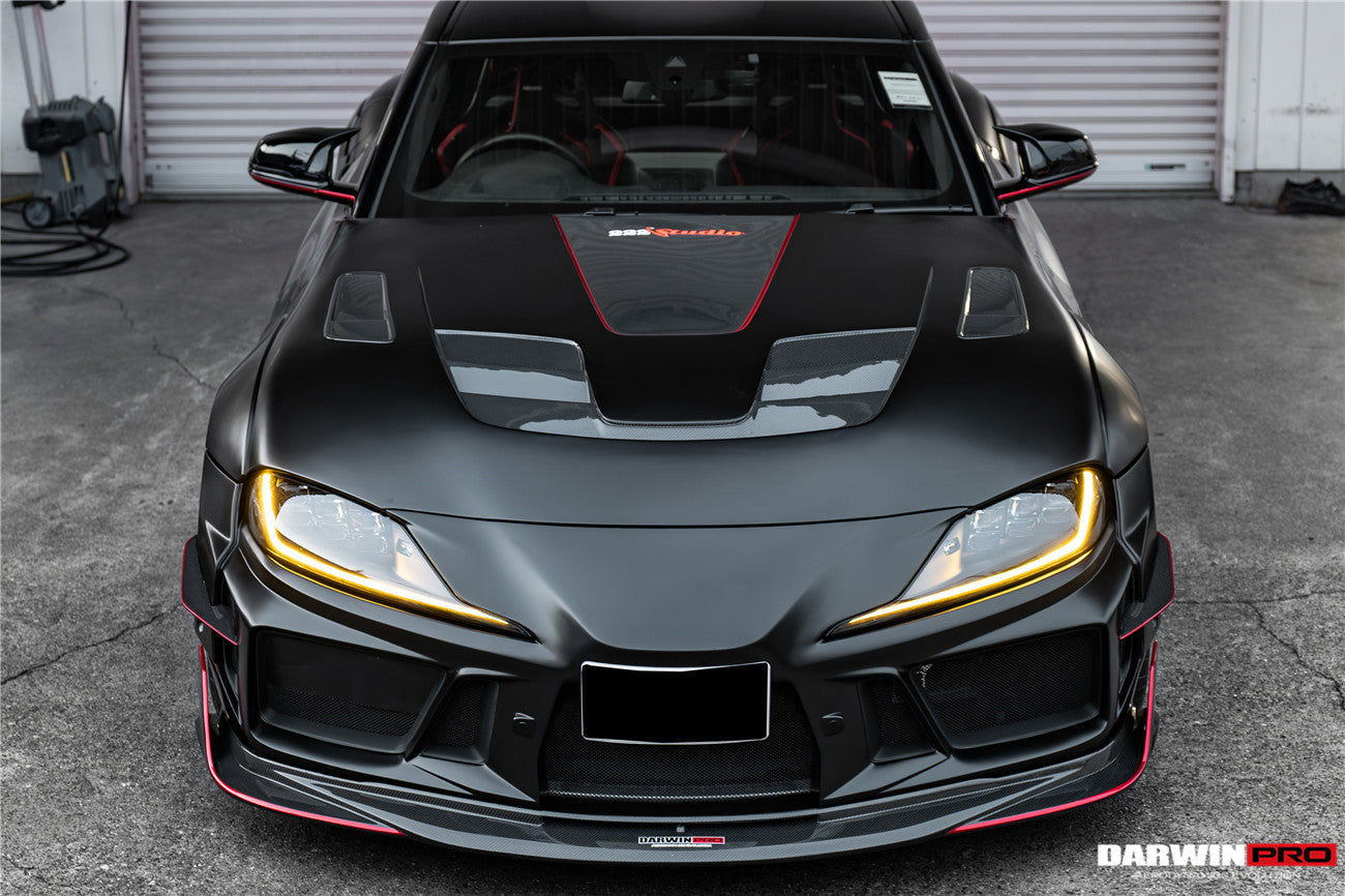 2019-UP Toyota GR Supra (J29 & DB) A90 A91 BKSSII Style Part Carbon Fiber Full Wide Body Kit - DarwinPRO Aerodynamics