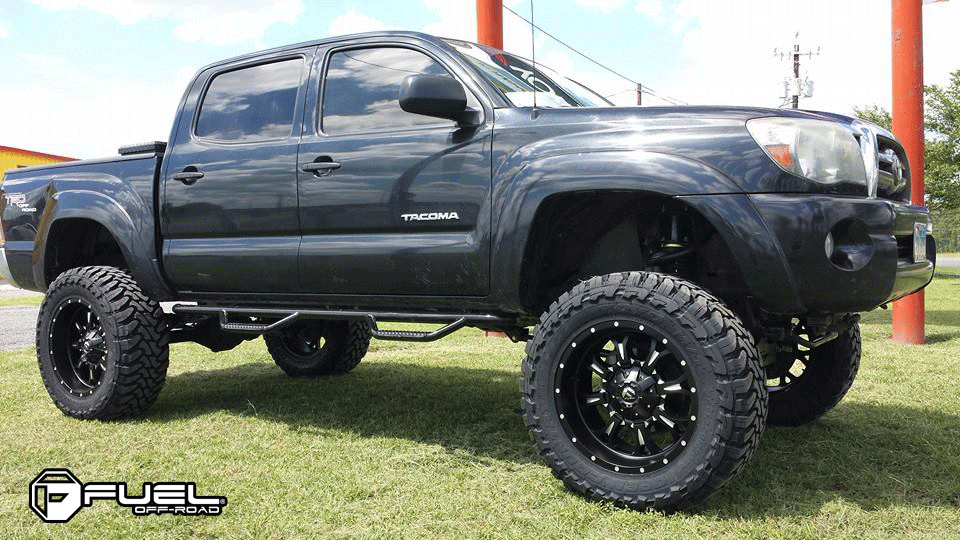 18" Fuel D517 Krank Matte Black Milled 6x135 ( Set of 4 )