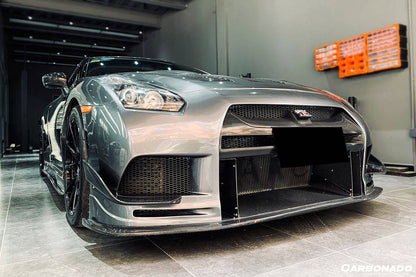 2008-2016 Nissan GTR R35 CBA/DBA TPR Style Front Bumper - Carbonado
