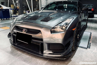 2008-2016 Nissan GTR R35 CBA/DBA TPR Style Front Bumper - Carbonado Aero
