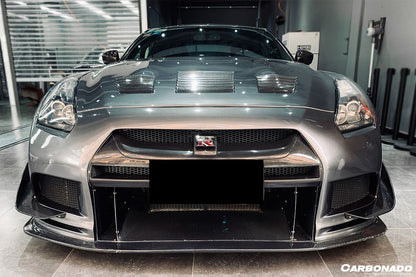 2008-2016 Nissan GTR R35 CBA/DBA TPR Style Front Bumper - Carbonado Aero