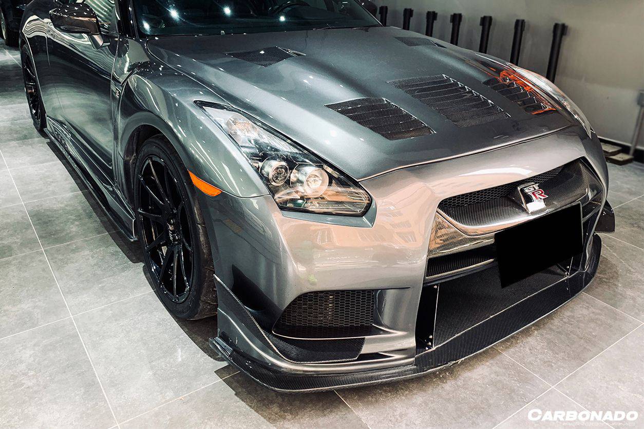 2008-2016 Nissan GTR R35 CBA/DBA TPR Style Front Bumper - Carbonado Aero