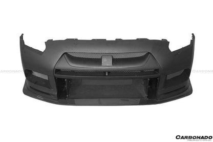 2008-2016 Nissan GTR R35 CBA/DBA TPR Style Front Bumper - Carbonado Aero