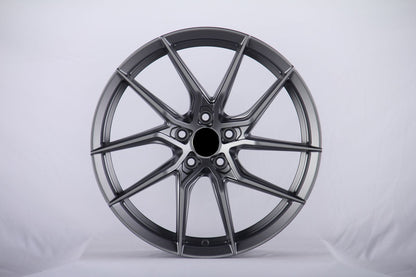 E007 Satin Gunmetal 17x7.5 ET37 5.114 - Square Set (4 Wheels)