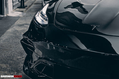 2017-2023 Tesla Model 3 IMP Performance Partial Carbon Fiber Front Bumper - DarwinPRO Aerodynamics