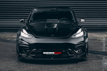 2017-2020 Tesla Model 3 IMPII Performance Partial Carbon Fiber Full Body Kit - DarwinPRO Aerodynamics