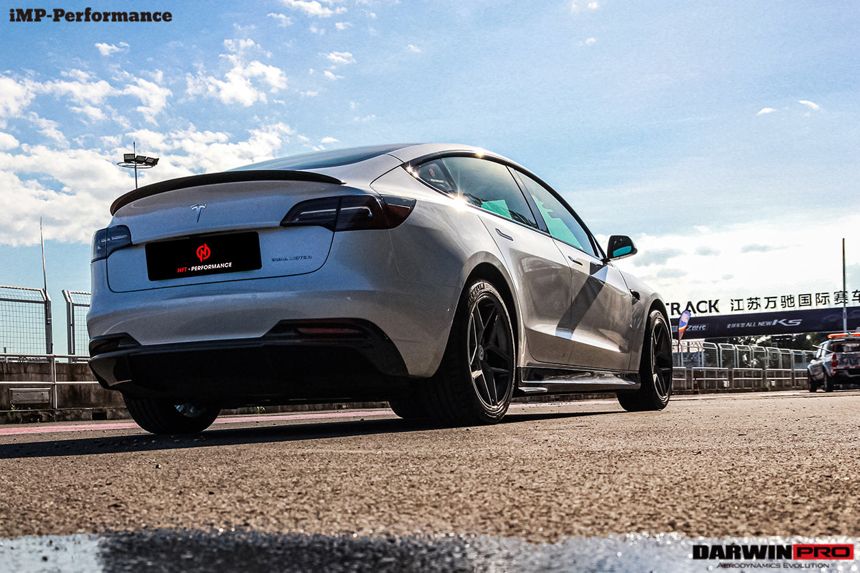 2017-2023 Tesla Model 3 IMP Performance Carbon Fiber Side Skirts - DarwinPRO Aerodynamics