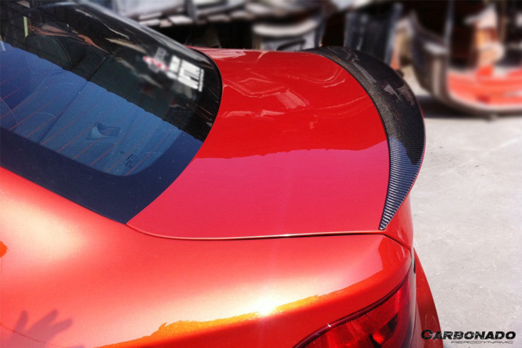 2008-2013 BMW E82 1M Series RZ Style Carbon Fiber Trunk Spoiler - Carbonado